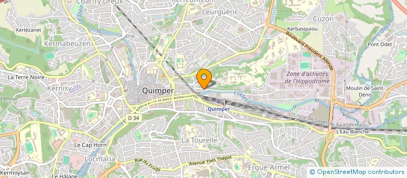 localisation de l'entreprise HOLDING DE LA SAVONNERIE à QUIMPER