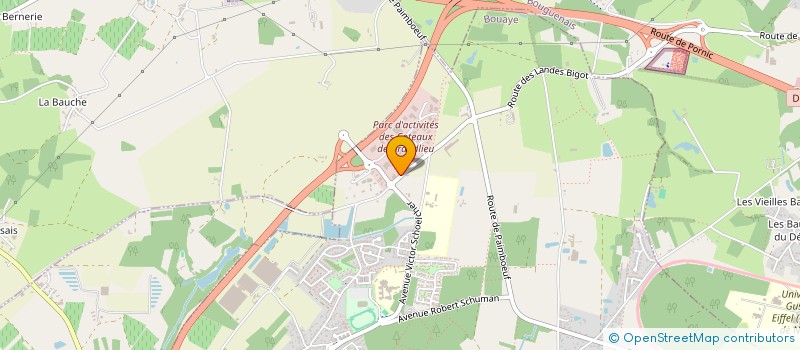 localisation de l'entreprise HOLDING DE LA TOURELLE  BOUAYE