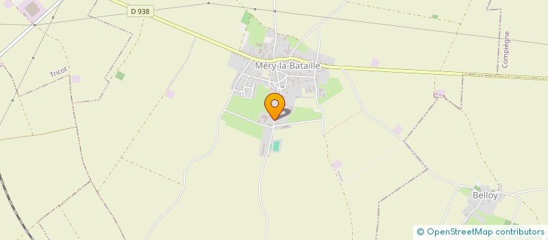 localisation de l'entreprise HOLDING DE LA VALLEE  MERY-LA-BATAILLE