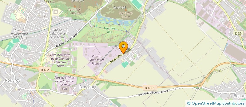 localisation de l'entreprise HOLDING DE MARIE  DROCOURT