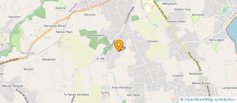 localisation de l'entreprise HOLDING DE MOUSTERLIN  FOUESNANT