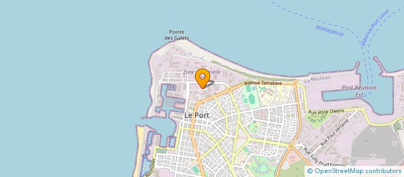 localisation de l'entreprise HOLDING DE PARTICIPATION ET DEVELOPPEMENT DES MASCAREIGNES à LE PORT