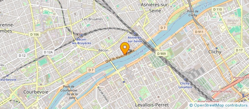 localisation de l'entreprise HOLDING DE PARTICIPATIONS FINANCIERES à COURBEVOIE