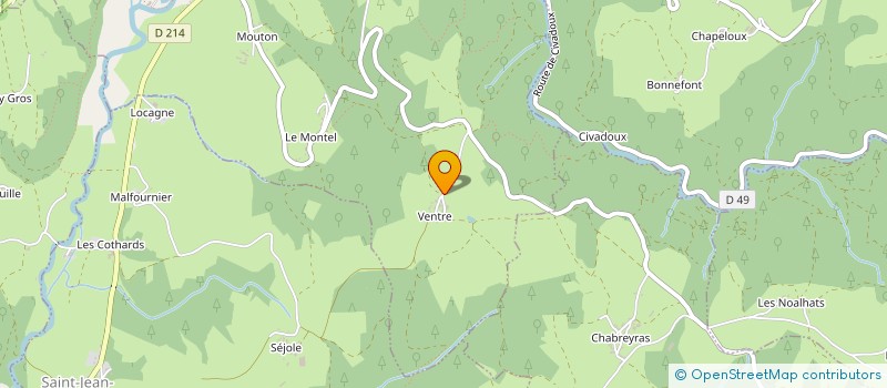 localisation de l'entreprise HOLDING DE PHARMACIEN D'OFFICINE HOSPITAL  SAUXILLANGES