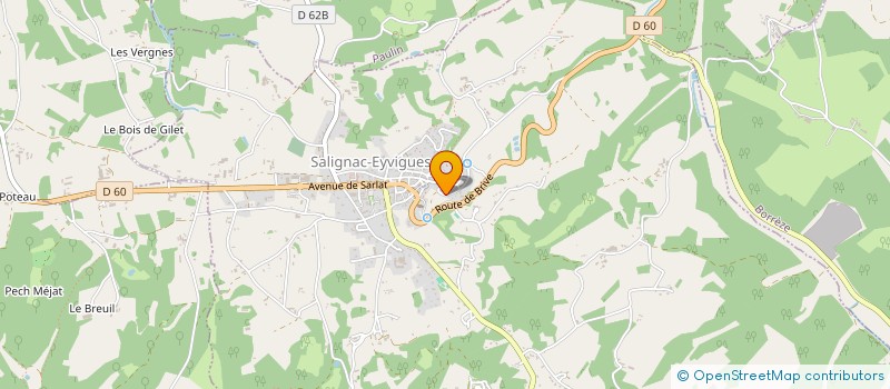 localisation de l'entreprise HOLDING DE PHARMACIEN D'OFFICINE MORDANT  SALIGNAC-EYVIGUES