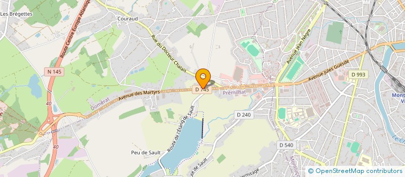 localisation de l'entreprise HOLDING DE POMMEREAU à DOMERAT