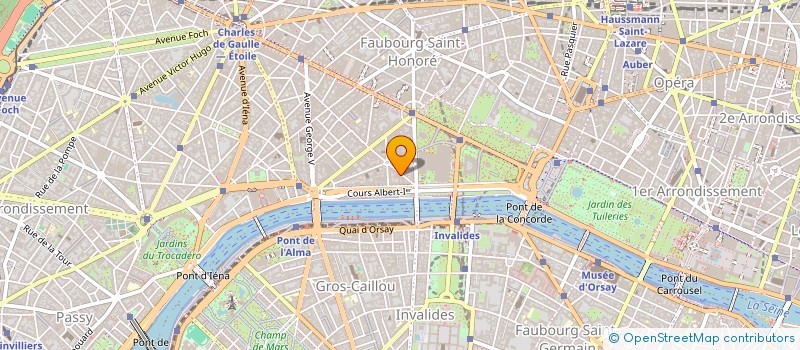 localisation de l'entreprise HOLDING DE REPRISE FINANCIERE 33  PARIS