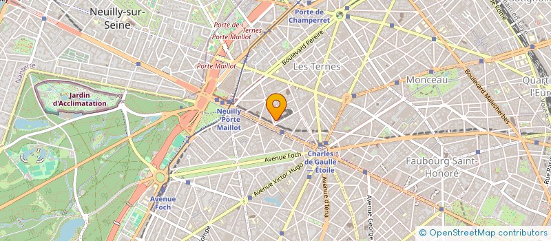 localisation de l'entreprise HOLDING DE TILLY  PARIS