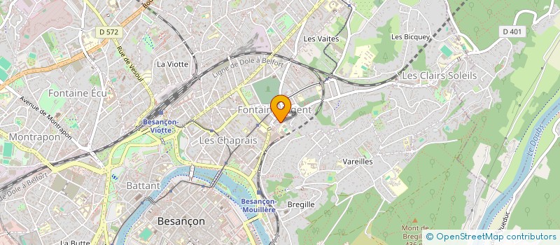 localisation de l'entreprise HOLDING DEBBICHE CONSTRUCTION  BESANCON