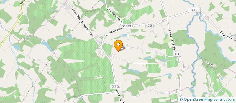 localisation de l'entreprise HOLDING DEBETS  LANNE-SOUBIRAN