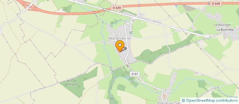 localisation de l'entreprise HOLDING DEBRAY à WARGNIES-LE-PETIT