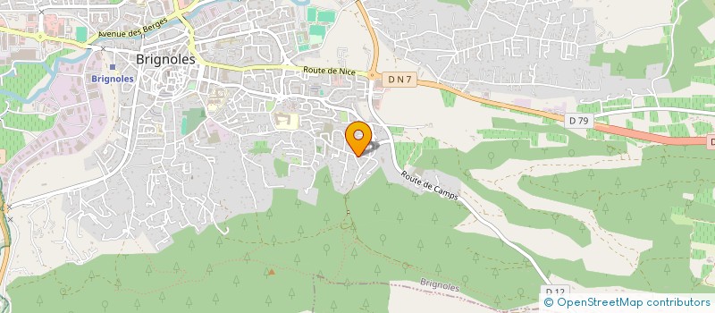 localisation de l'entreprise HOLDING DEC  BRIGNOLES