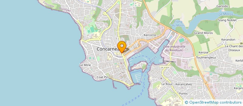 localisation de l'entreprise HOLDING DECAESTEKER - ROSEC à CONCARNEAU