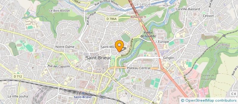 localisation de l'entreprise HOLDING DECLEY à SAINT-BRIEUC