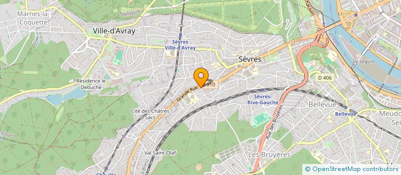 localisation de l'entreprise HOLDING DEKSA à SEVRES