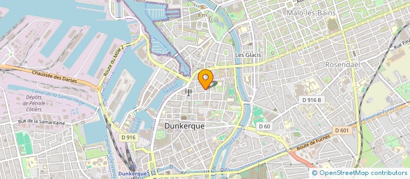 localisation de l'entreprise HOLDING DEL MEDICO ARCHITECTURE à DUNKERQUE