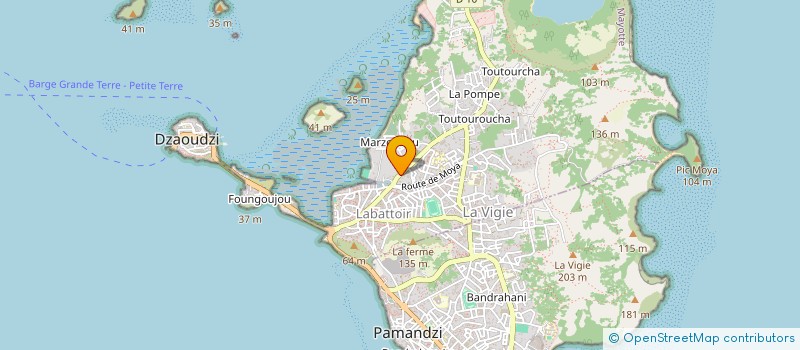 localisation de l'entreprise HOLDING DELEAP à DZAOUDZI