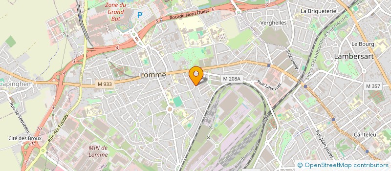 localisation de l'entreprise HOLDING DELECOURT  LILLE