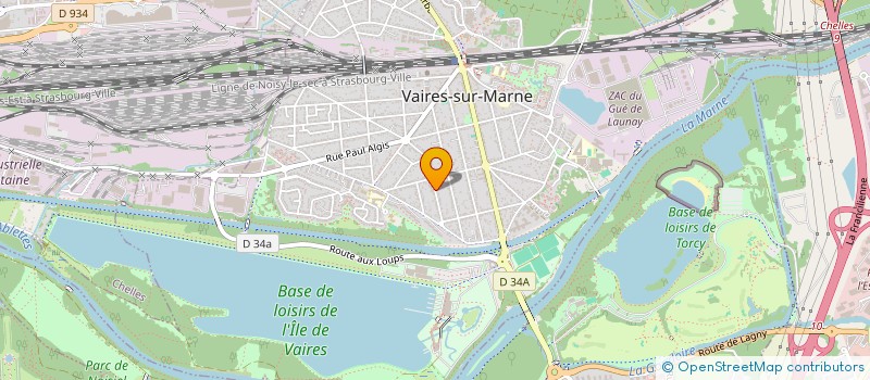localisation de l'entreprise HOLDING DELLEA  VAIRES-SUR-MARNE