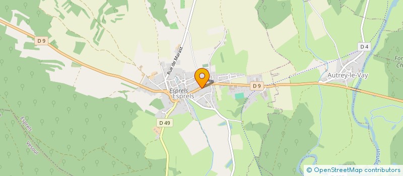 localisation de l'entreprise HOLDING DELPHINE P.  ESPRELS