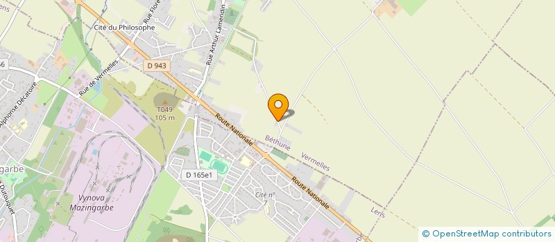 localisation de l'entreprise HOLDING DELRUE  VERMELLES