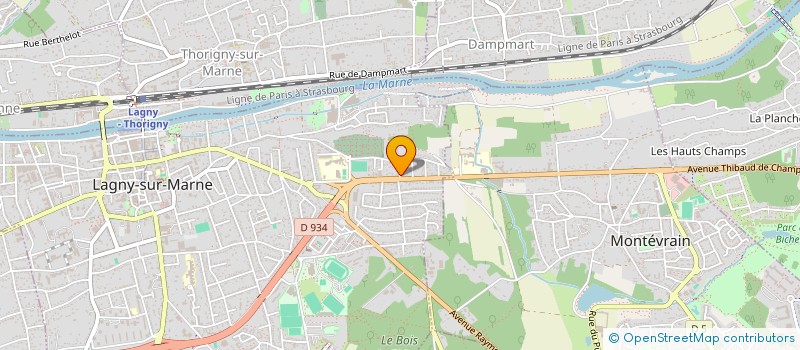 localisation de l'entreprise HOLDING DEM  LAGNY-SUR-MARNE