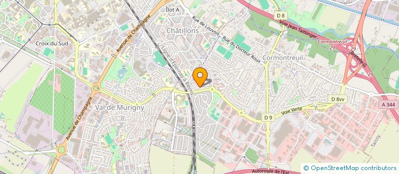 localisation de l'entreprise HOLDING DEMS  CORMONTREUIL