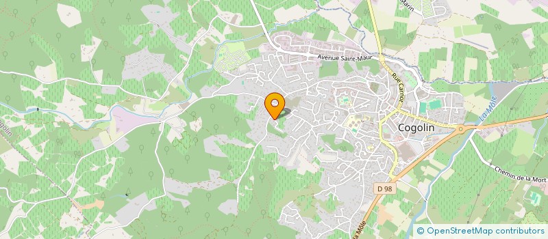 localisation de l'entreprise HOLDING DENAIN SCAL  COGOLIN