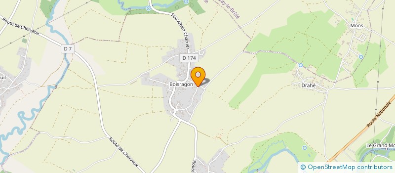 localisation de l'entreprise HOLDING DENIBAUD  LA CRECHE