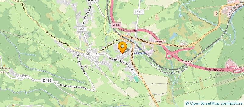 localisation de l'entreprise HOLDING DENIEL GROUP  CAPVERN