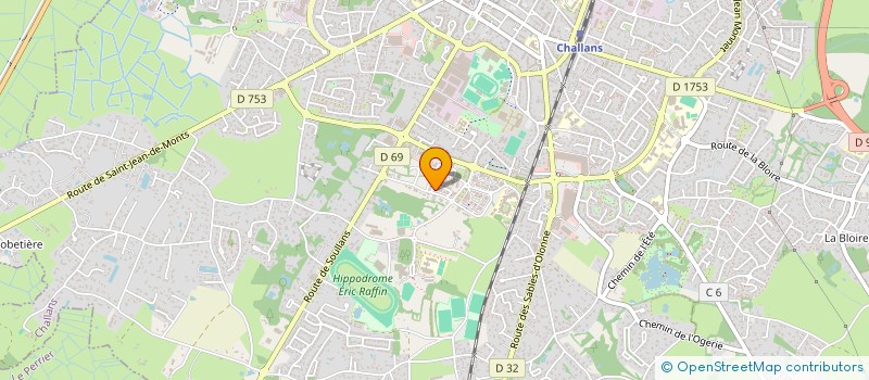 localisation de l'entreprise HOLDING DENIS FINANCES à CHALLANS