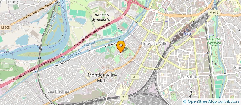 localisation de l'entreprise HOLDING DENIS FRITSCH  MONTIGNY-LES-METZ