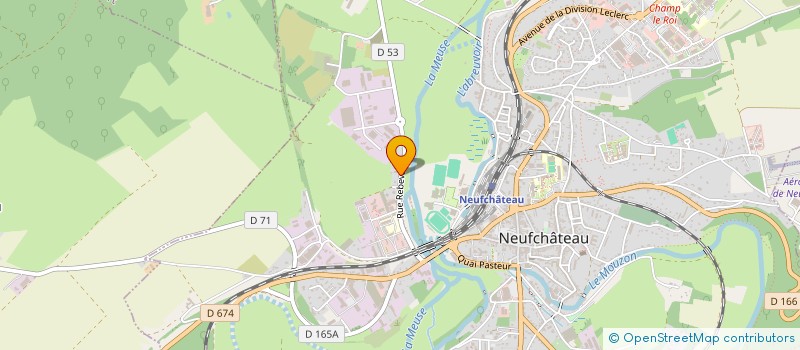 localisation de l'entreprise HOLDING DENIZ  NEUFCHATEAU