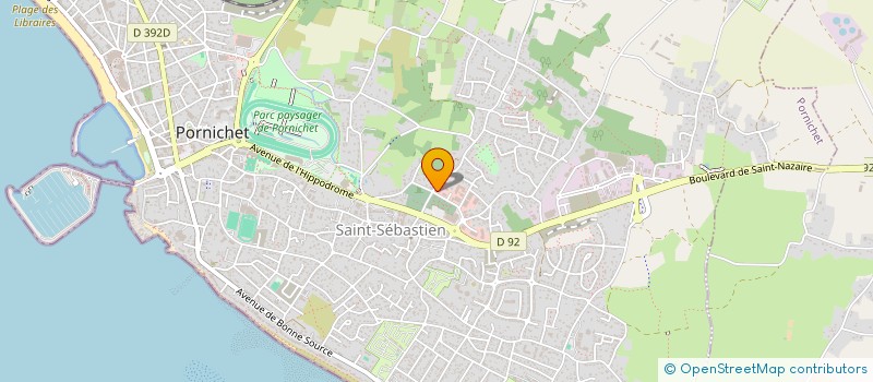 localisation de l'entreprise HOLDING DENOUAL  PORNICHET