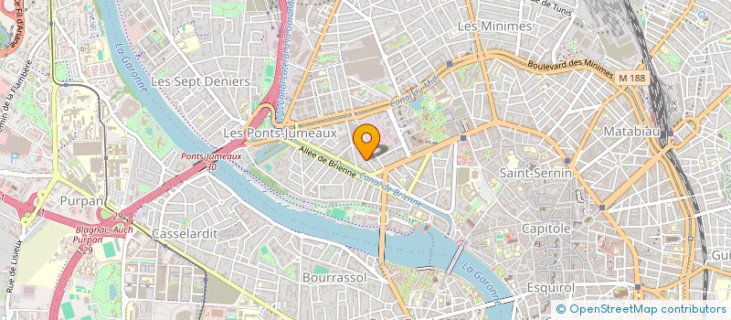 localisation de l'entreprise HOLDING DES 3 QUILLES  TOULOUSE