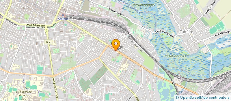 localisation de l'entreprise HOLDING DES 4 TILLEULS  AMIENS