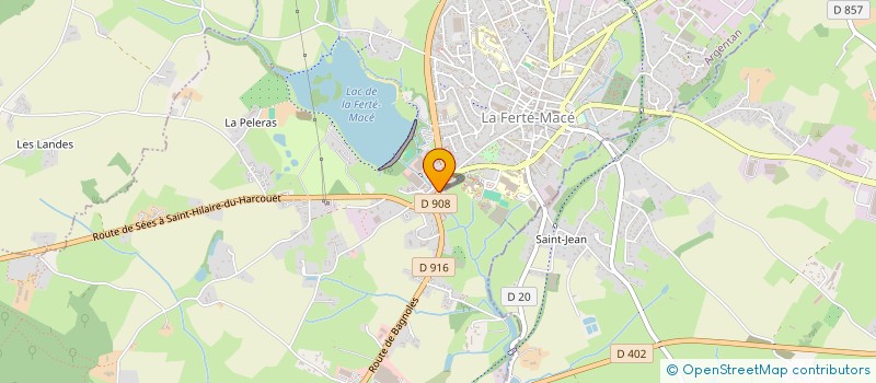 localisation de l'entreprise HOLDING DES ANDAINES à LA FERTE MACE
