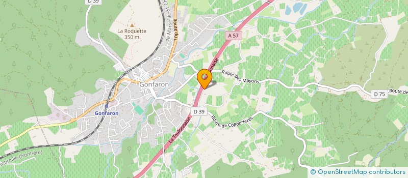 localisation de l'entreprise HOLDING DES ANGES  GONFARON