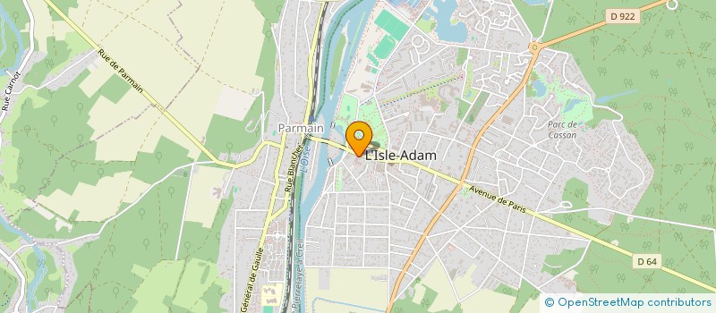 localisation de l'entreprise HOLDING DES AS  L'ISLE-ADAM