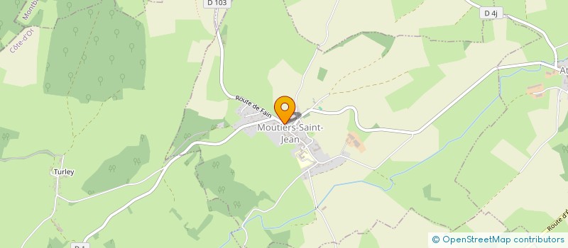 localisation de l'entreprise HOLDING DES COLLIERES  MOUTIERS-SAINT-JEAN