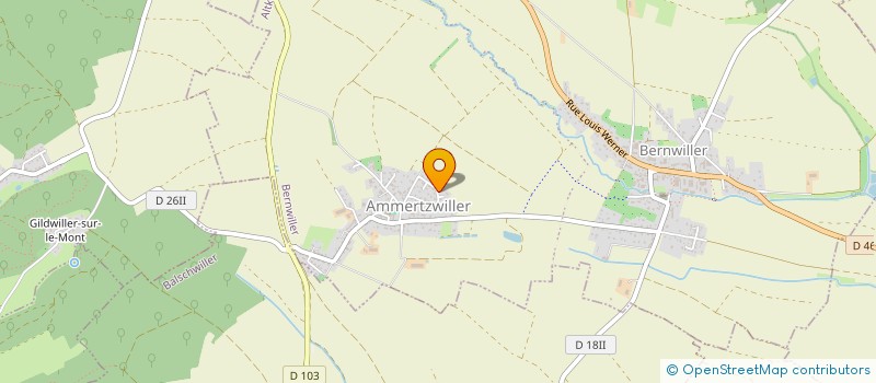 localisation de l'entreprise HOLDING DES CORDIERS  BERNWILLER