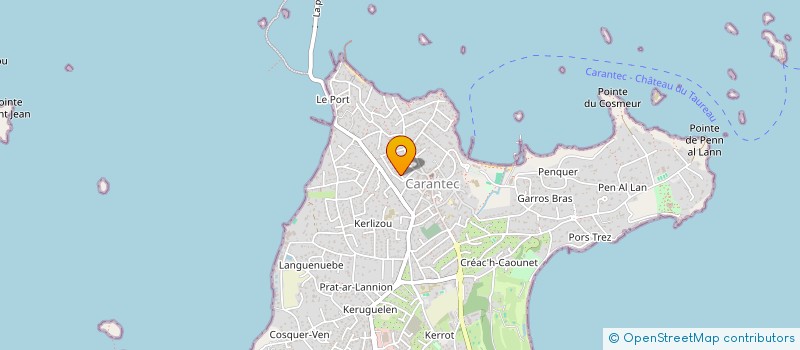 localisation de l'entreprise HOLDING DES ENCLOS  CARANTEC