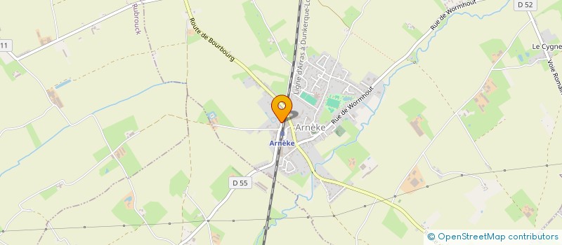 localisation de l'entreprise HOLDING DES FLANDRES  ARNEKE