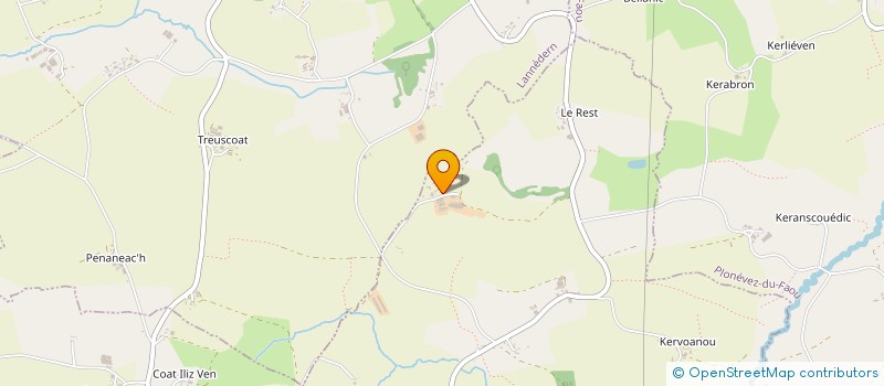 localisation de l'entreprise HOLDING DES ILES  LE CLOITRE-PLEYBEN