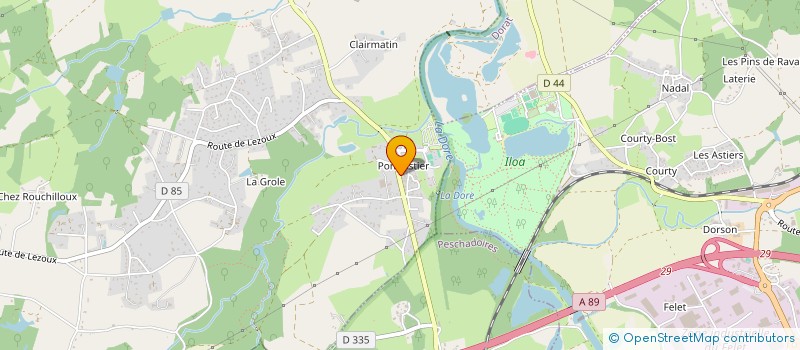 localisation de l'entreprise HOLDING DES MARTRES  ORLEAT