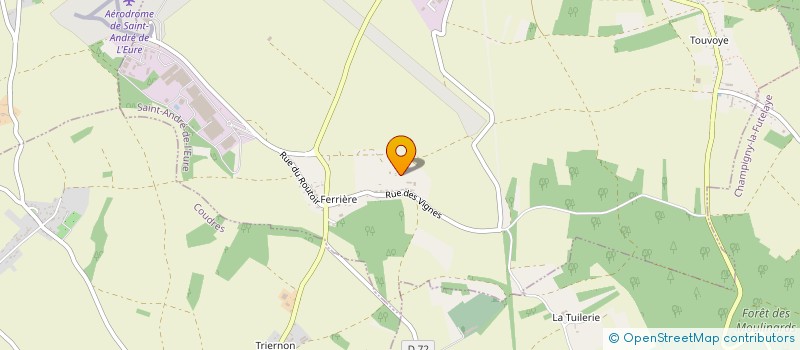 localisation de l'entreprise HOLDING DES VIGNES à SAINT-ANDRE-DE-L'EURE