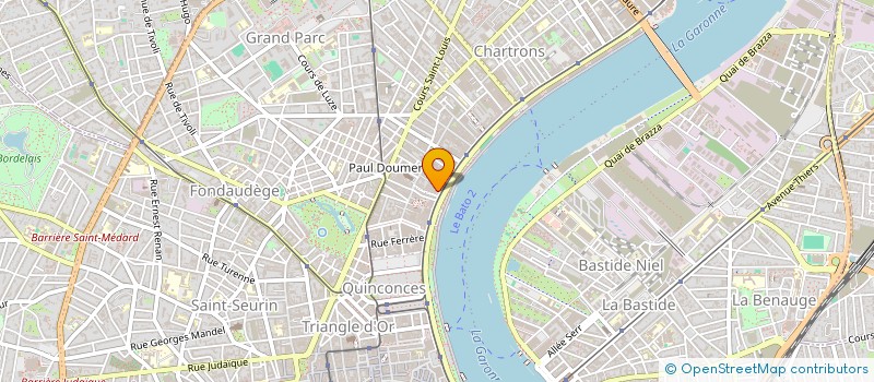 localisation de l'entreprise HOLDING DESAIZE MATERIAUX  BORDEAUX