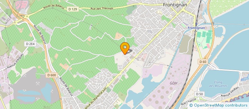 localisation de l'entreprise HOLDING DESIR à FRONTIGNAN