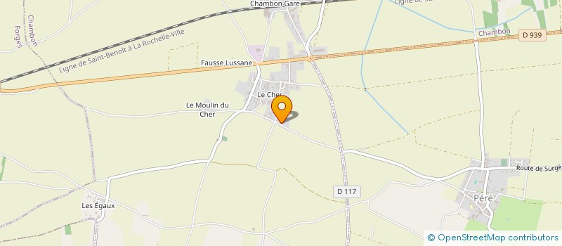 localisation de l'entreprise HOLDING DF INVEST  SURGERES