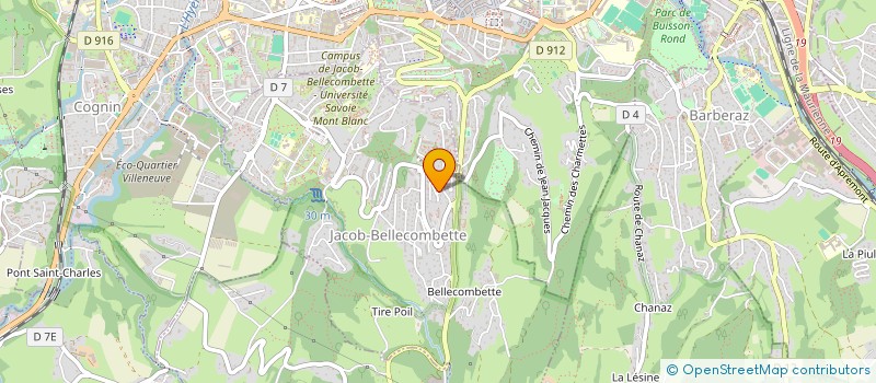 localisation de l'entreprise HOLDING DGB  JACOB-BELLECOMBETTE